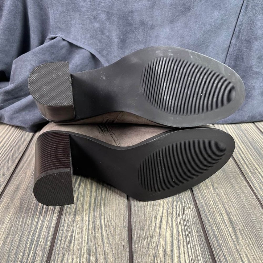 Booties Grey Women's Size 9.5 - Picture 3 of 9
